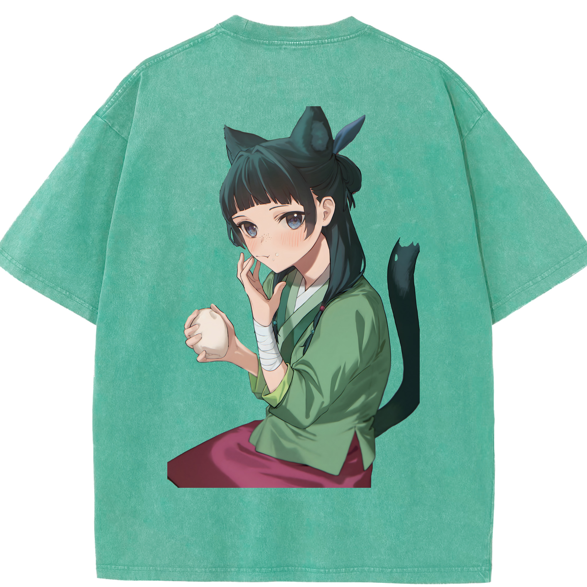 （画像用） 薬屋のひとりごと The Apothecary Diaries 綿100% ヴィンテージ風 半袖Tシャツ（背面プリント）